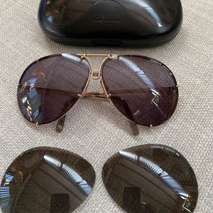 Vintage Porsche Carrera aviator +extra lenses
